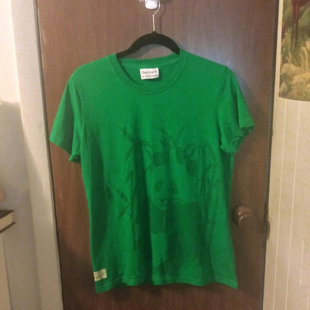Little Brownie Green Unisex Panda Bear Top Size: M